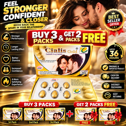 Ci@lis Gold 20mg - Imported & Original - Per Pack 6 T@bs